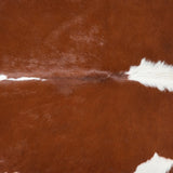 Brazilian Hereford Cowhide Rug Size 7'5" L x 6'11" W 1439