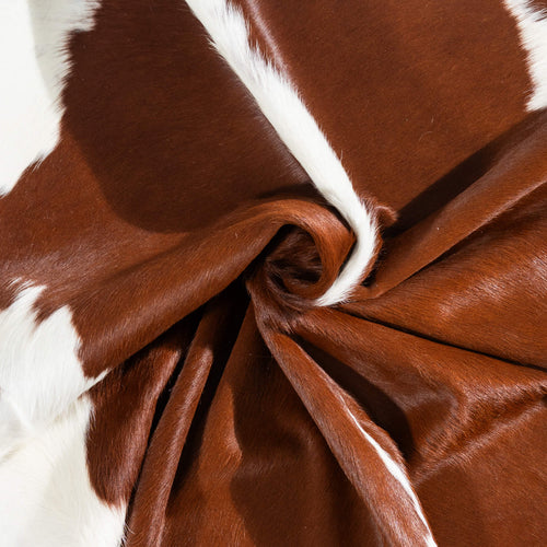 Brazilian Hereford Cowhide Rug Size 7'5" L x 6'11" W 1439