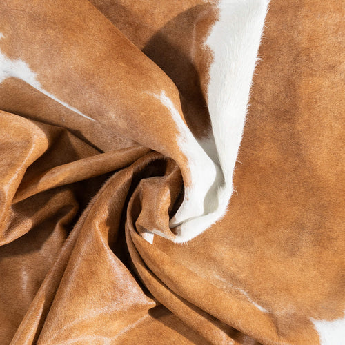 Brazilian Hereford Cowhide Rug Size 6'11" L x 6'5" W 1444