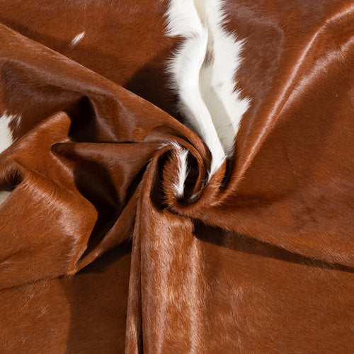 Brazilian Hereford Cowhide Rug Size 6'8" L x 6'4" W 1445