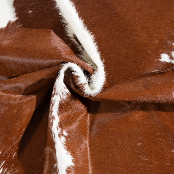Brazilian Hereford Cowhide Rug Size 6'9" L x 5'11" W 1447