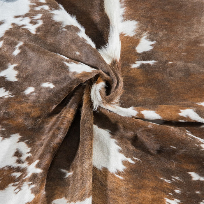 Tricolor Cowhide Rug Size 7'2" L x 5'11" W 1700
