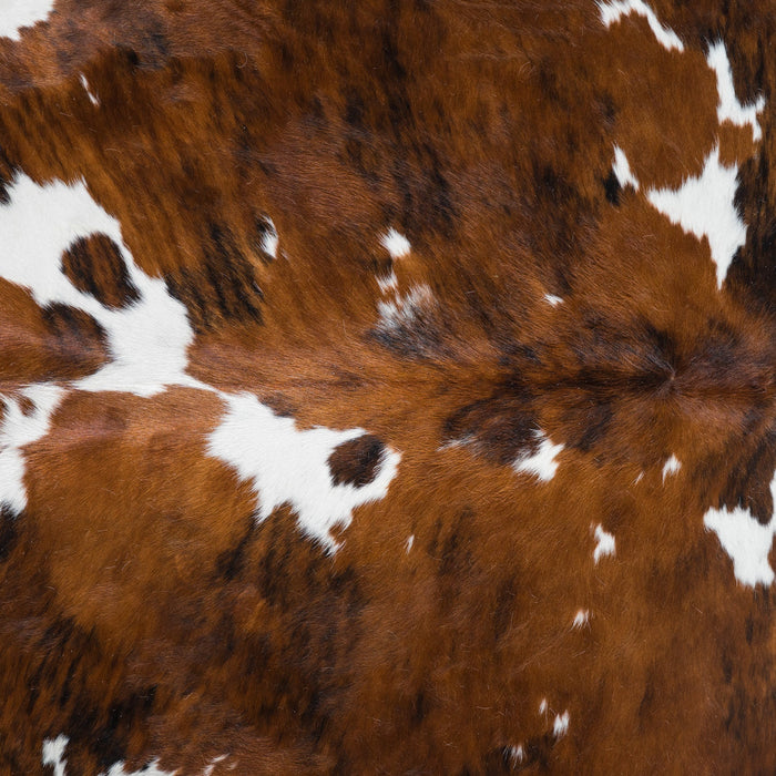 Tricolor Cowhide Rug Size 7'6" L x 6'11" W 1701