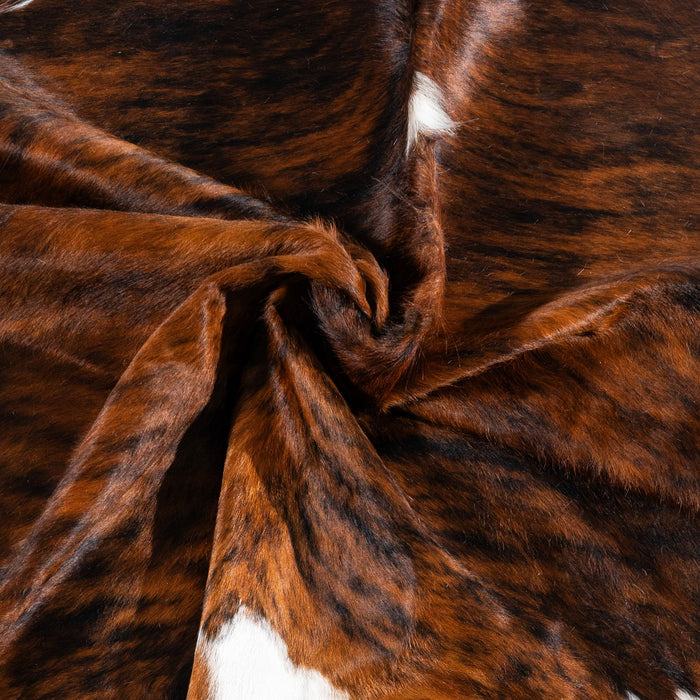 Tricolor Cowhide Rug Size 7'0" L x 6'11" W 1715