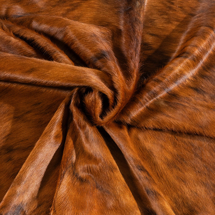 Tricolor Cowhide Rug Size 7'0" L x 6'11" W 1721