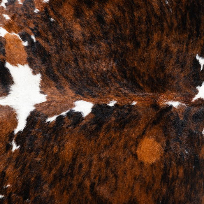 Tricolor Cowhide Rug Size 7'8" L x 7'3" W 1722