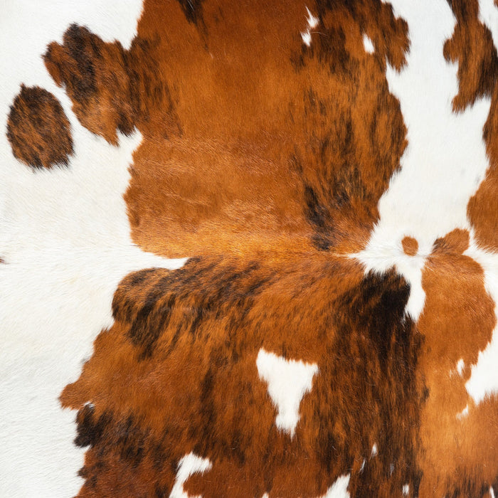 Tricolor Cowhide Rug Size 7'4" L x 6'11" W 1723