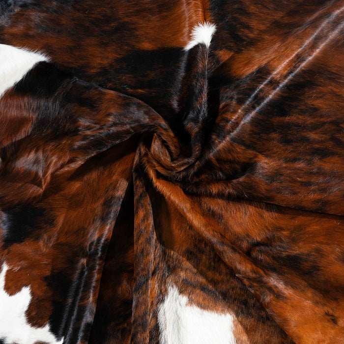 Tricolor Cowhide Rug Size 7'5" L x 6'9" W 1726