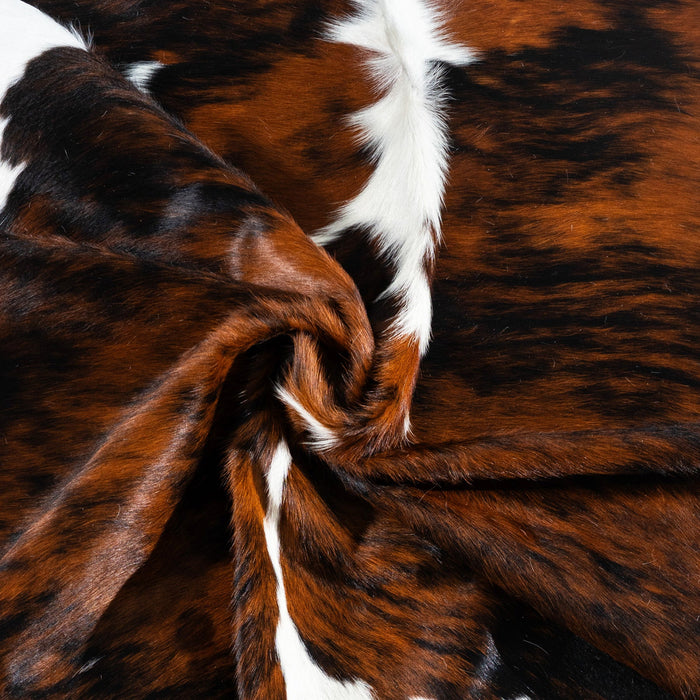 Tricolor Cowhide Rug Size 7'1" L x 5'6" W 1731