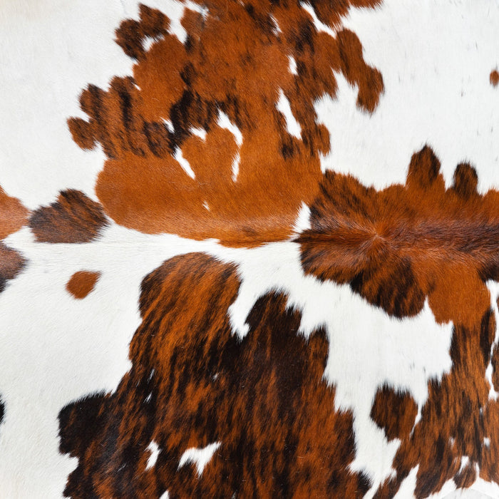 Tricolor Cowhide Rug Size 7'0" L x 6'1" W 1733