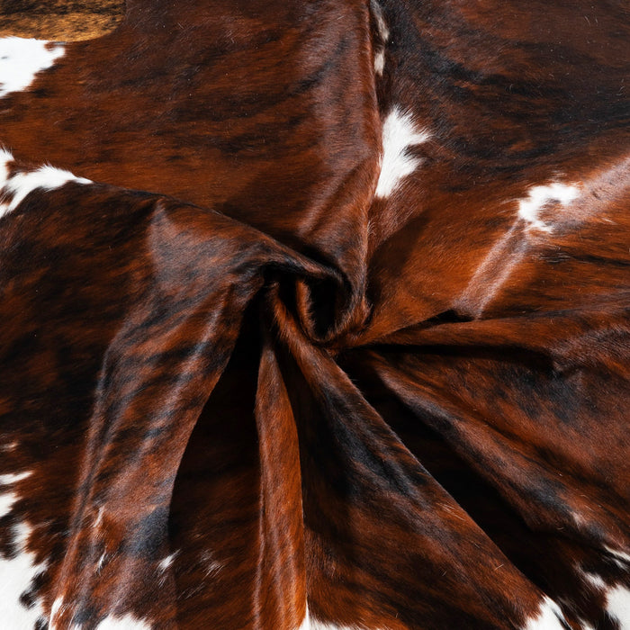 Tricolor Cowhide Rug Size 6'11" L x 6'6" W 1735
