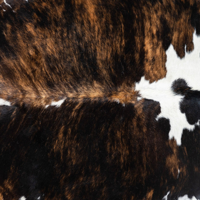 Tricolor Cowhide Rug Size 6'11" L x 6'7" W 1739