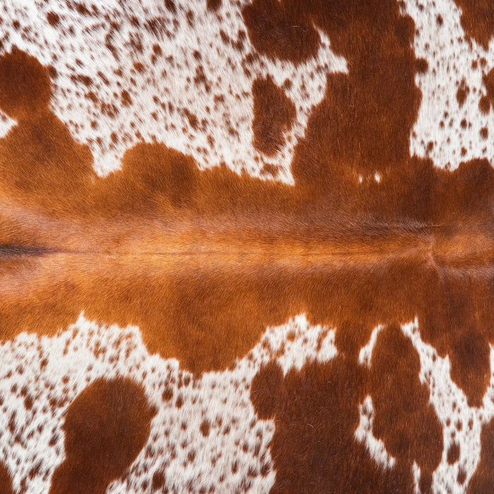 Tricolor Cowhide Rug Size 7'8" L x 6'8" W 1742
