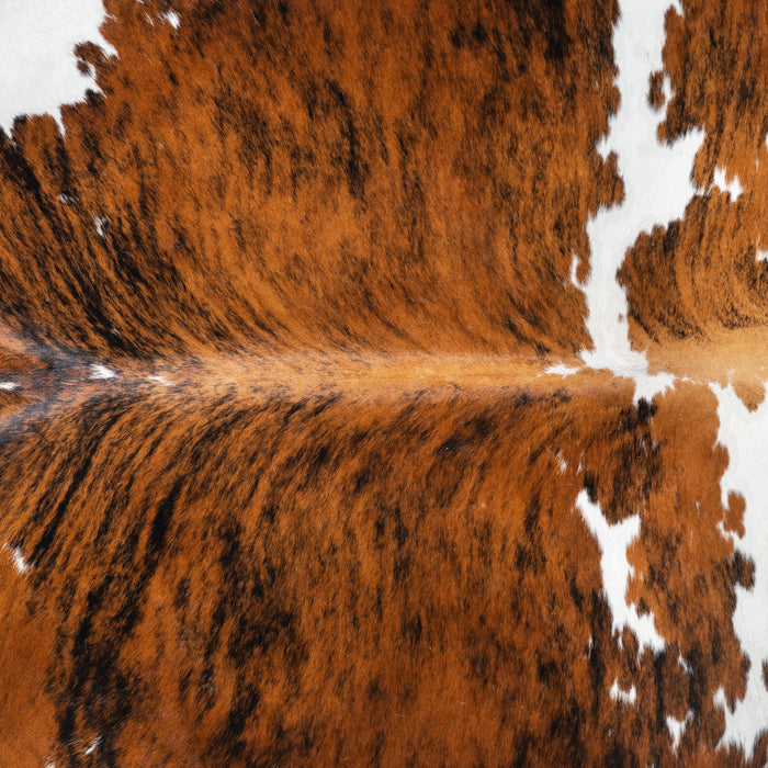 Tricolor Cowhide Rug Size 6'10" L x 7'3" W 1743