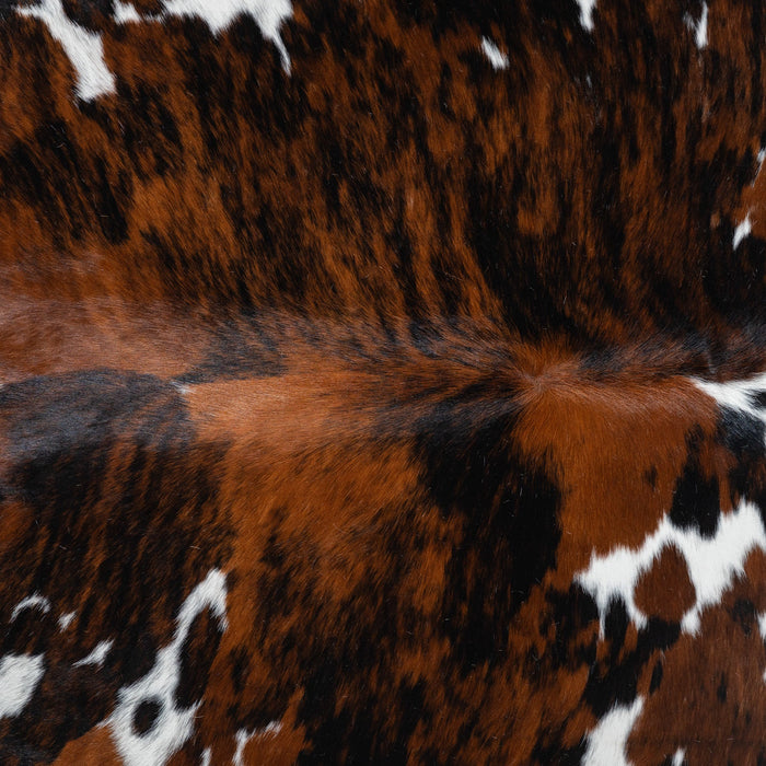 Tricolor Cowhide Rug Size 8'2" L x 7'6" W 1752