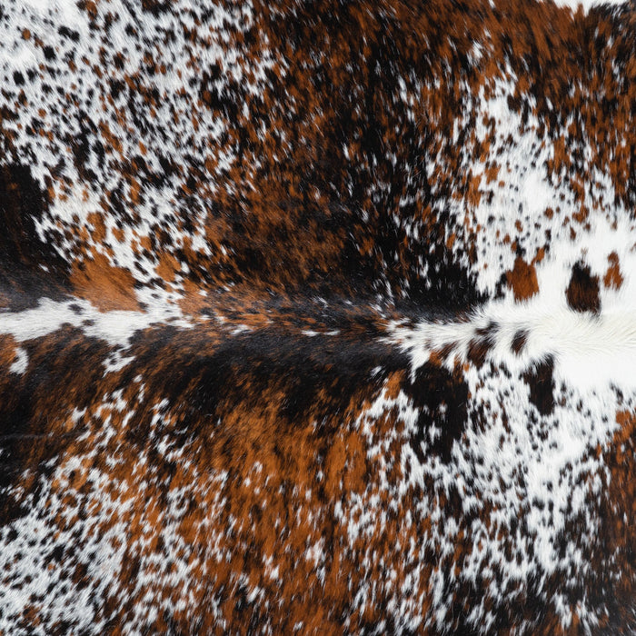 Tricolor Cowhide Rug Size 6'10" L x 6'8" W 1753