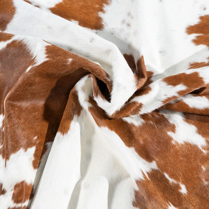 Tricolor Cowhide Rug Size 5'9" L x 7'7" W 1754