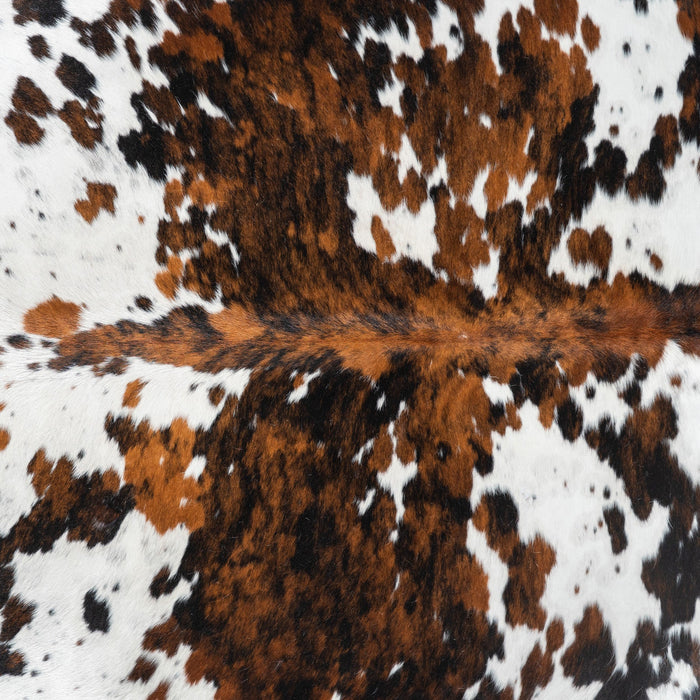 Tricolor Cowhide Rug Size 7'0" L x 6'9" W 1764