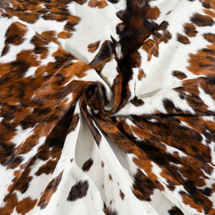 Tricolor Cowhide Rug Size 8'1" L x 6'5" W 1765