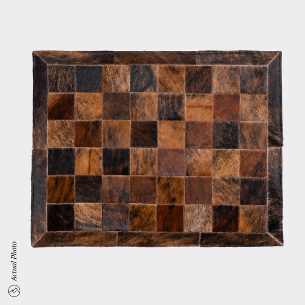 Cowhide Floor Mat Rug Size 3 x 2 Feet F-176