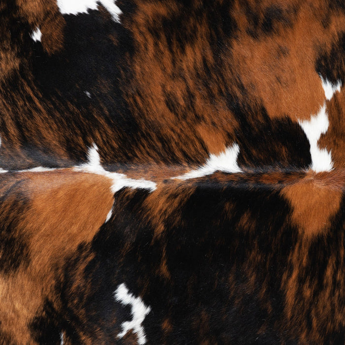 Tricolor Cowhide Rug Size 6'11" L x 6'1" W 1772