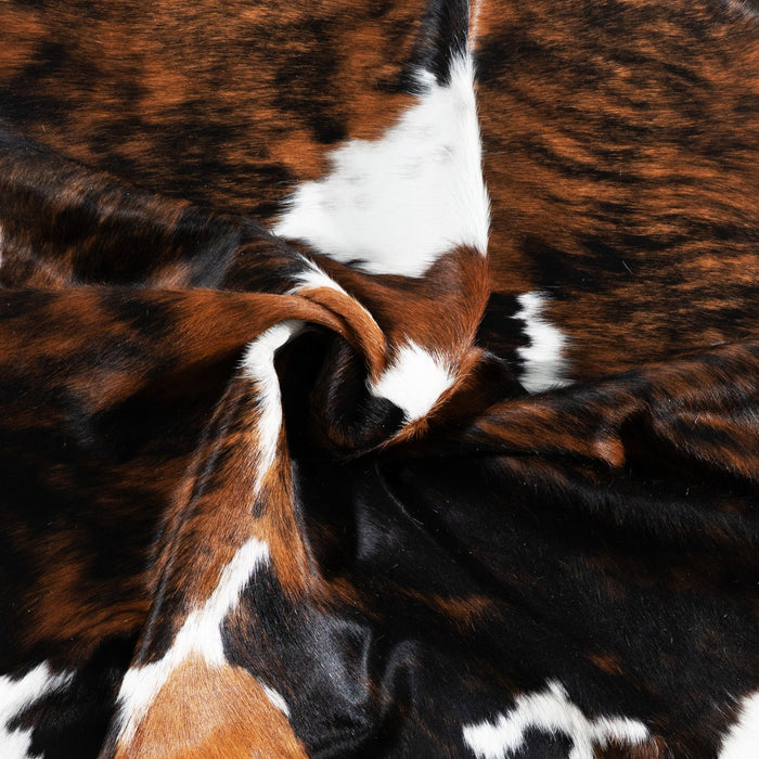 Tricolor Cowhide Rug Size 6'11" L x 6'1" W 1772