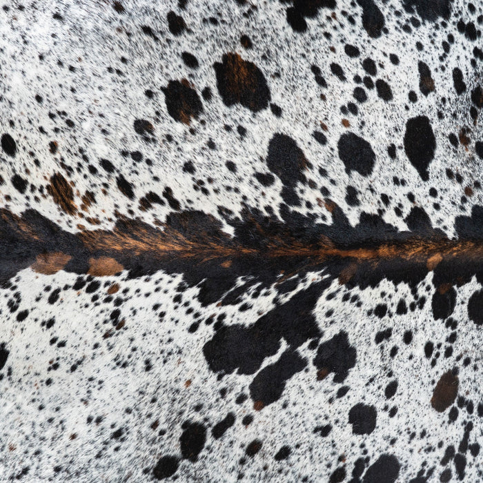 Tricolor Cowhide Rug Size 7'8" L x 6'5" W 1774