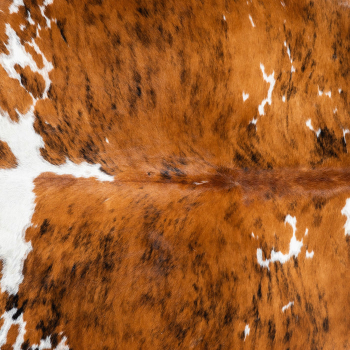 Tricolor Cowhide Rug Size 7'7" L x 6'9" W 1775