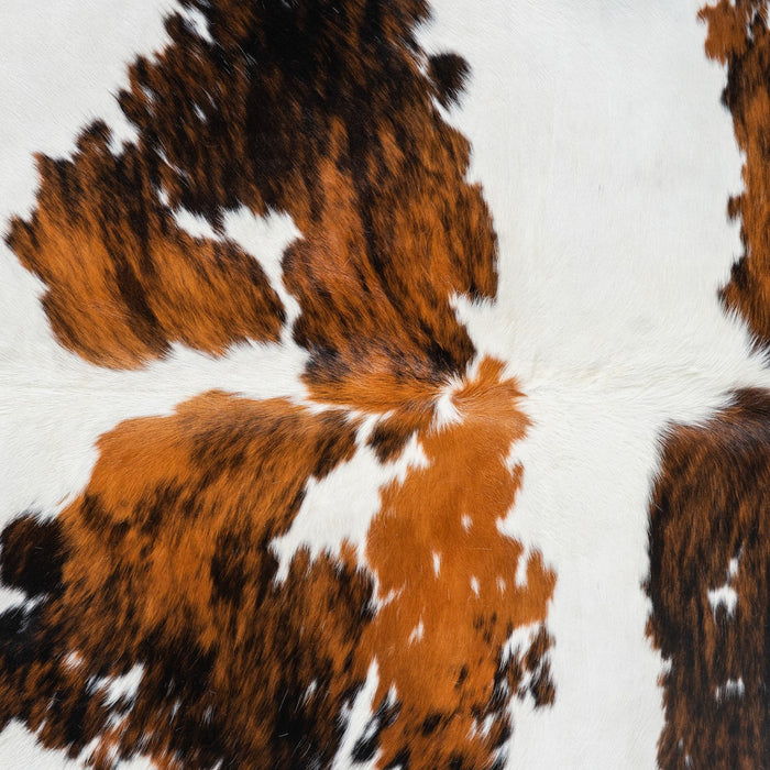 Tricolor Cowhide Rug Size 6'10" L x 5'11" W 1776