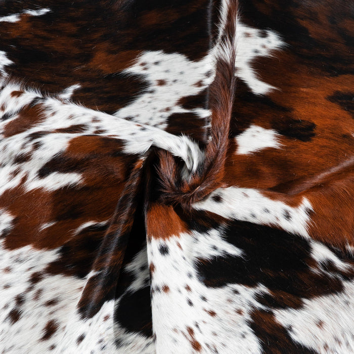 Tricolor Cowhide Rug Size 6'8" L x 6'2" W 1778