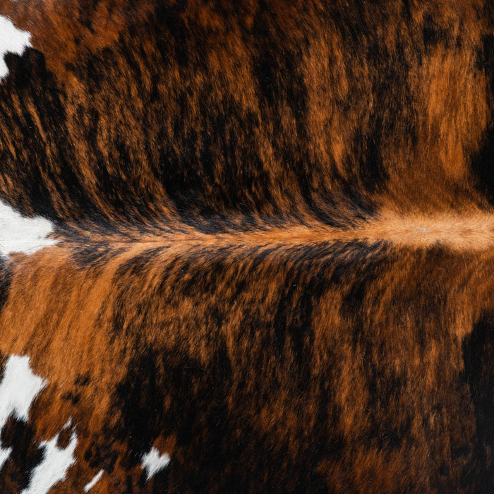 Tricolor Cowhide Rug Size 7'6" L x 6'10" W 1779