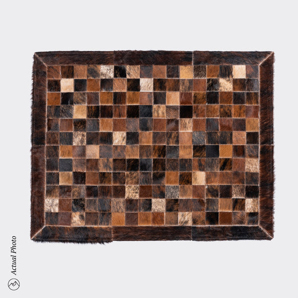 Cowhide Floor Mat Rug Size 3 x 2 Feet F-177