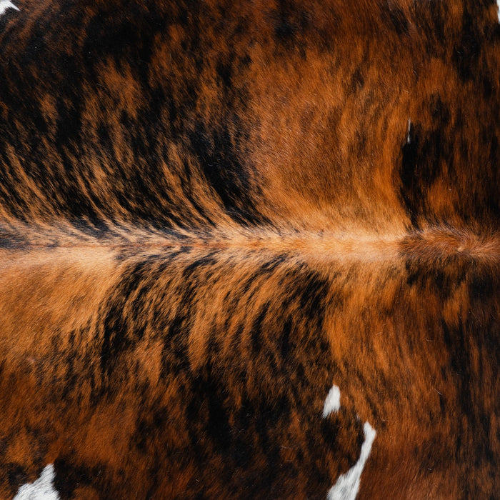 Tricolor Cowhide Rug Size 6'10" L x 5'11" W 1781
