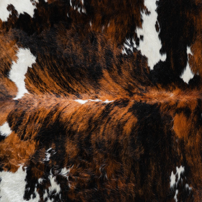 Tricolor Cowhide Rug Size 7'4" L x 6'8" W 1791
