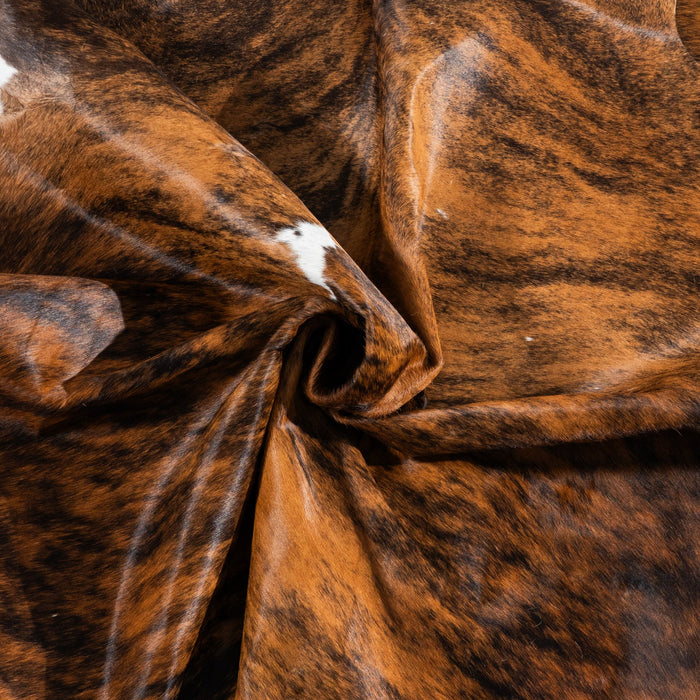 Tricolor Cowhide Rug Size 6'11" L x 6'1" W 1799