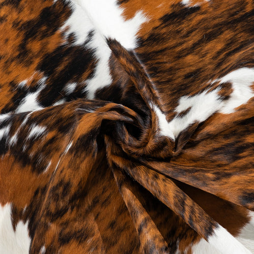 Tricolor Cowhide Rug Size 6'9" L x 6'6" W 1805