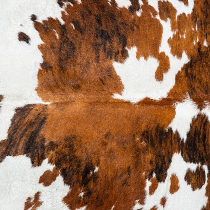 Tricolor Cowhide Rug Size 7'0" L x 6'5" W 1812