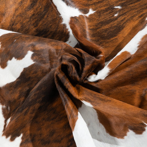 Tricolor Cowhide Rug Size 6'10" L x 6'2" W 1820