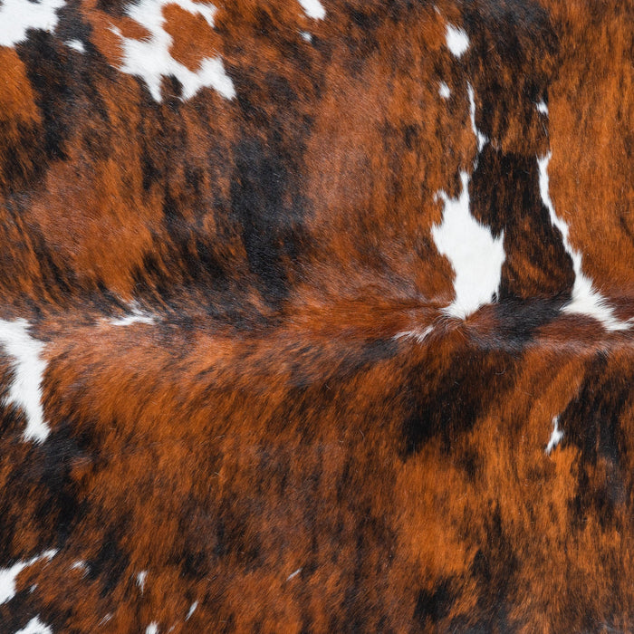 Tricolor Cowhide Rug Size 7'4" L x 6'7" W 1845