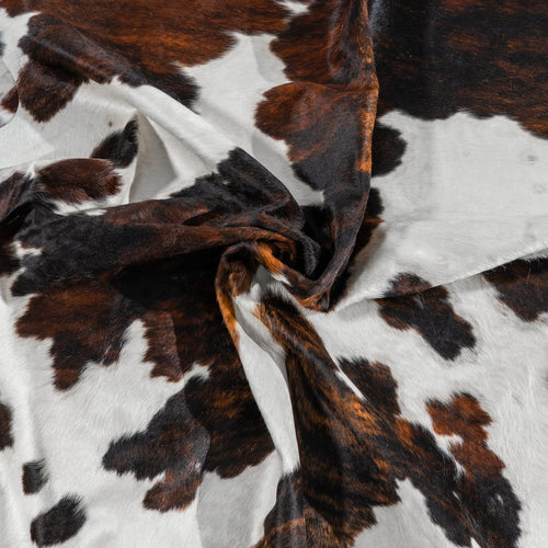 Tricolor Cowhide Rug Size 7'7" L x 7'0" W 1849