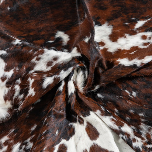 Tricolor Cowhide Rug Size 6'11" L x 6'7" W 1850