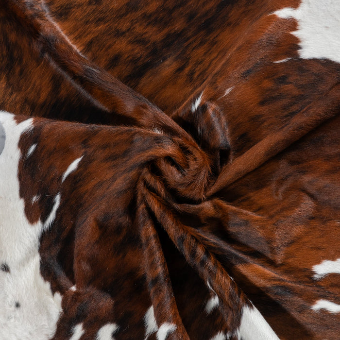 Tricolor Cowhide Rug Size 6'9" L x 6'5" W 1855