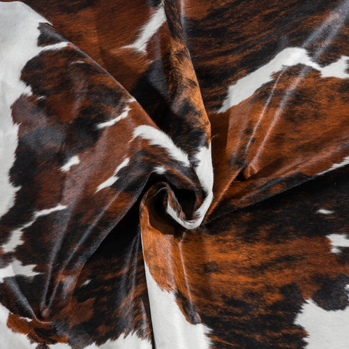 Tricolor Cowhide Rug Size 8'2" L x 7'3" W 1860