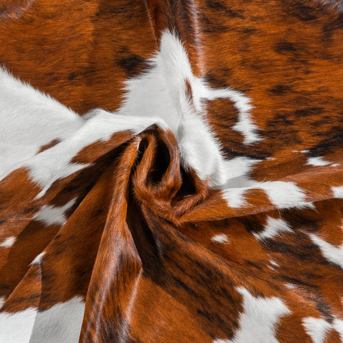 Tricolor Cowhide Rug Size 6'9" L x 6'4" W 1861