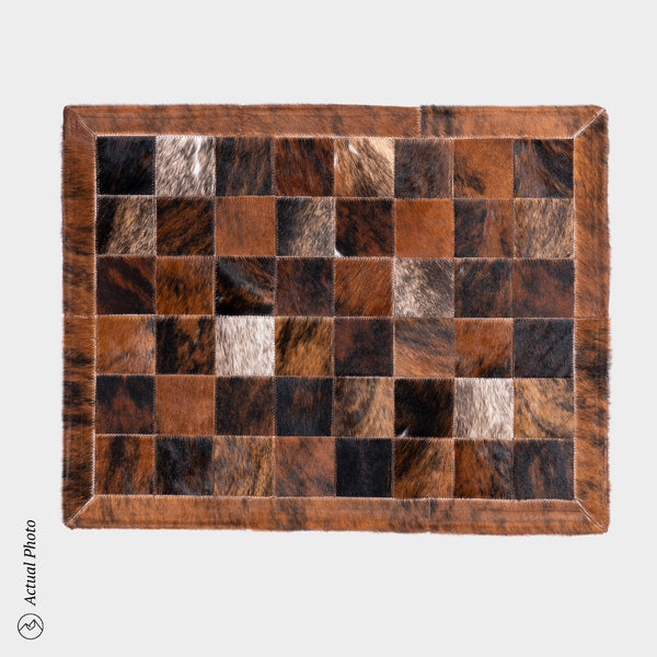 Cowhide Floor Mat Rug Size 3 x 2 Feet F-186