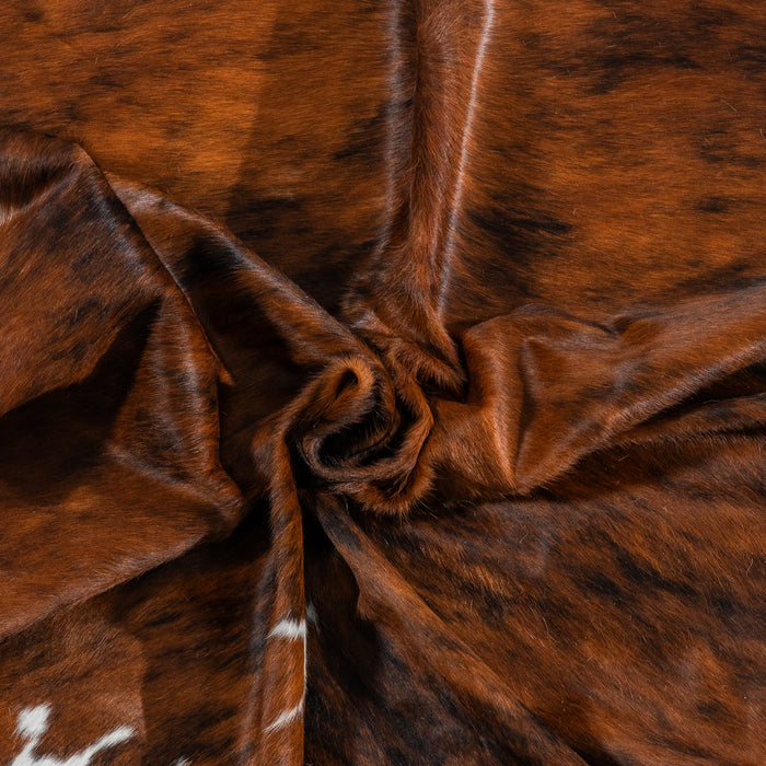 Tricolor Cowhide Rug Size 7'8" L x 6'11" W 1870