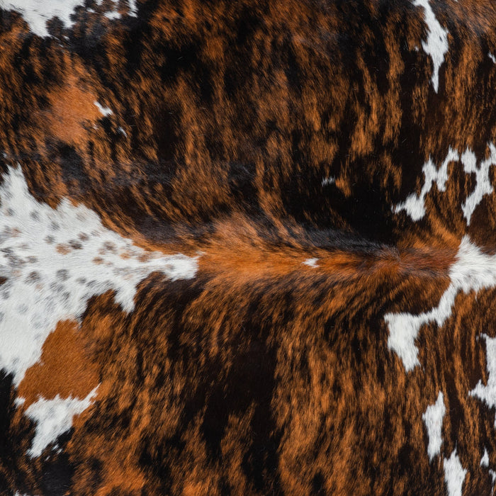 Tricolor Cowhide Rug Size 7'8" L x 6'1" W 1874