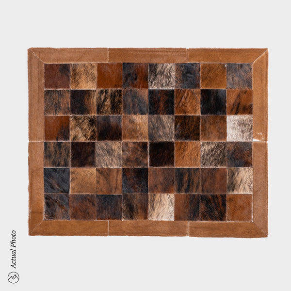 Cowhide Floor Mat Rug Size 3 x 2 Feet F-189