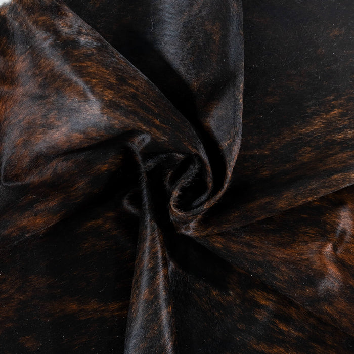 Dark Brindle Cowhide Rug Size 7'0" L x 6'5" W 1901