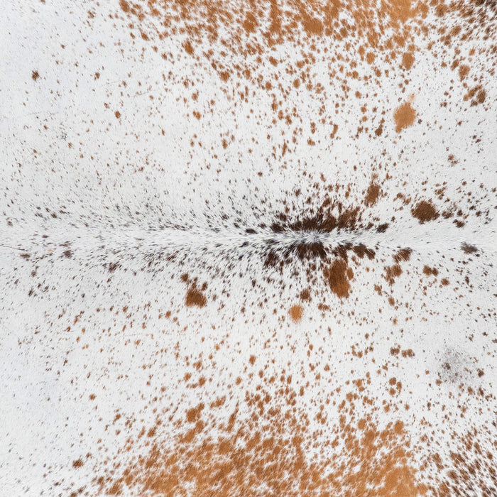 Brown Salt and Pepper Cowhide Rug Size 7'1" L x 7'0" W 1921